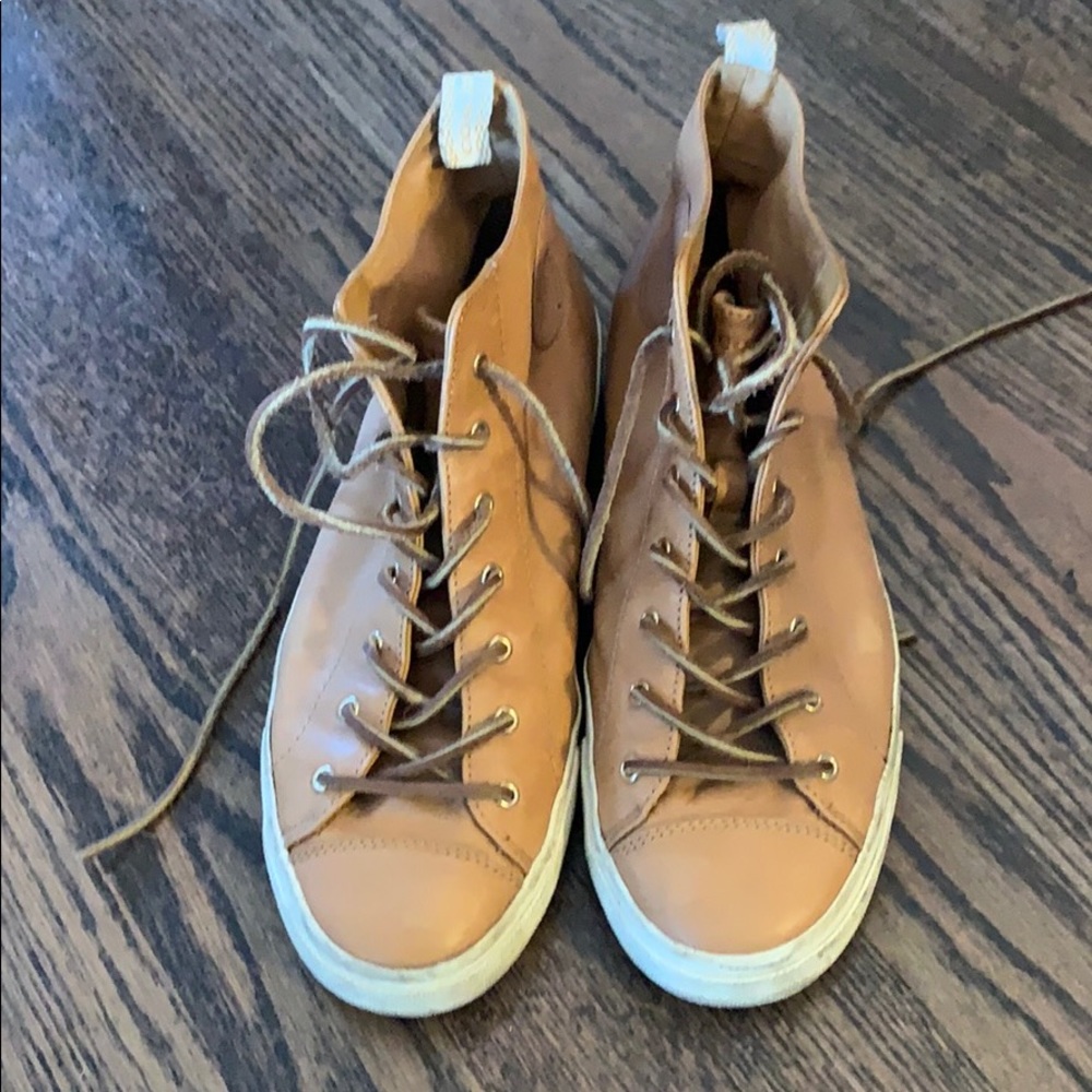 COACH Leather high top sneakers